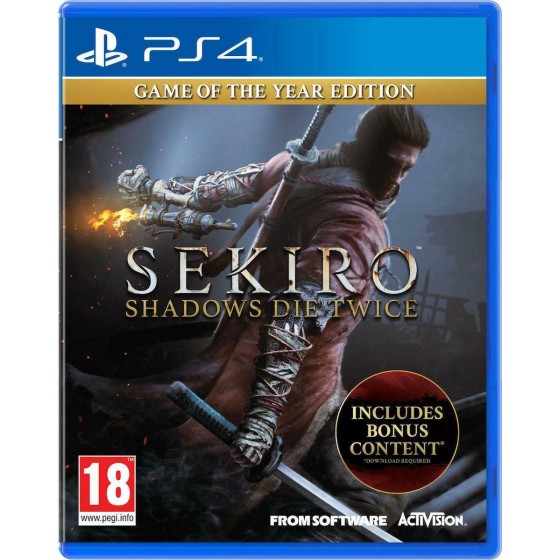 Sekiro Shadows Die Twice Game of the year edition PS4 GAMES