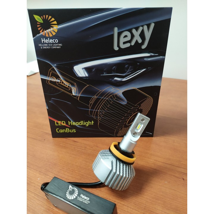 Heleco Λάμπα Led H8/H9/H11 Lexy Canbus // 3 έτη εγγύηση