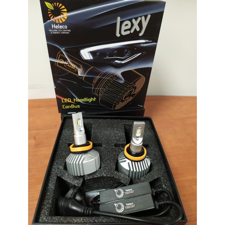 Heleco Λάμπα Led H8/H9/H11 Lexy Canbus // 3 έτη εγγύηση