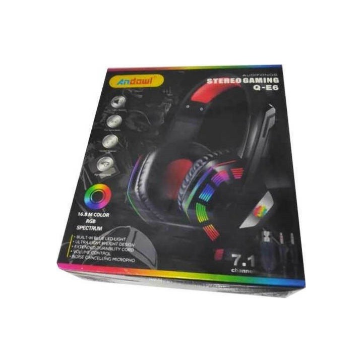 ANDOWL ΕΝΣΥΡΜΑΤΑ ΑΚΟΥΣΤΙΚΑ STEREO GAMING Q-E6
