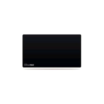 BLACK PLAIN PLAYMAT WITH LOGO