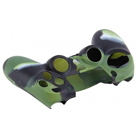 Silicone Case Skin Army Green(Πράσινο-Μαυρο) Κάλυμμα Σιλικόνης Χειριστηρίου - PS4 Controller