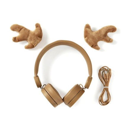 Nedis On-ear ενσύρματα ακουστικά Animaticks Rudy Reindeer 1.2m HPWD4000BN