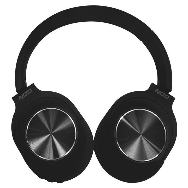 NOD PLAYLIST BLACK Bluetooth over-ear ακουστικά με μικρόφωνο, σε μαύρο χρώμα.