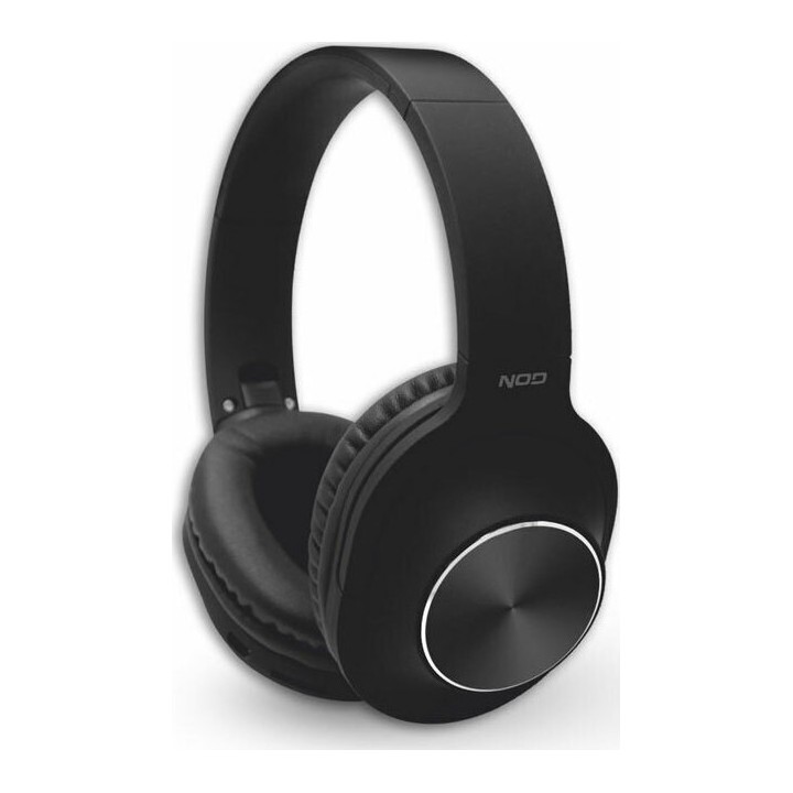 NOD PLAYLIST BLACK Bluetooth over-ear ακουστικά με μικρόφωνο, σε μαύρο χρώμα.
