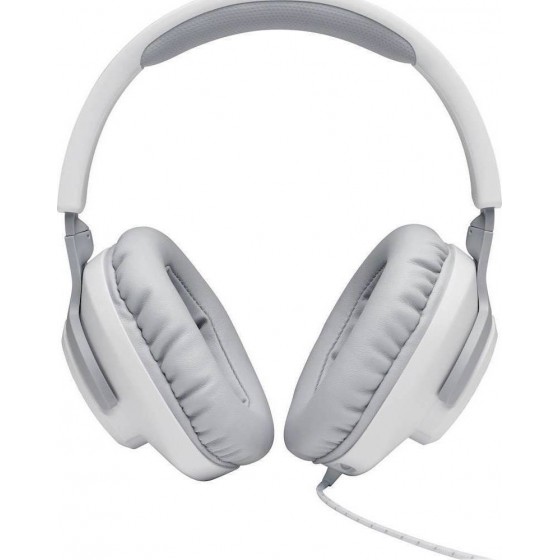 JBL Quantum 100 (White), Over-Ear Wired Gaming Headset(PC/PS4/XBOX/SWITCH/MAC/VR)