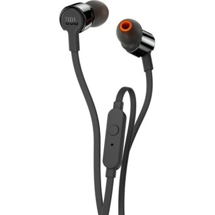 JBL T110 Ενσύρματα Ακουστικά In-Ear Με Πλήκτρο Ελέγχου Και Μικρόφωνο Για Handsfree Κλήσεις black