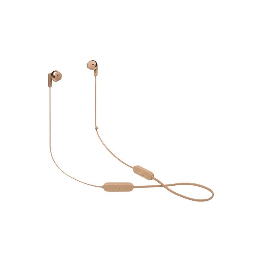 Jbl Tune 215BT Wireless EarBuds with 3-button Mic/Remote Control Gold (JBLT215BTCGD)