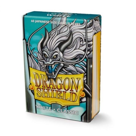 DRAGON SHIELD SMALL SIZE WHITE SLEEVES 60-CT