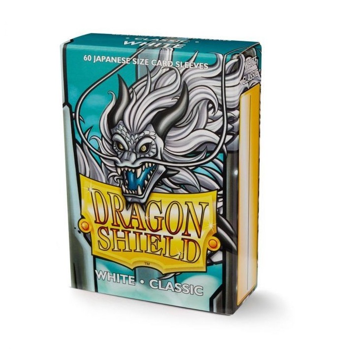DRAGON SHIELD SMALL SIZE WHITE SLEEVES 60-CT