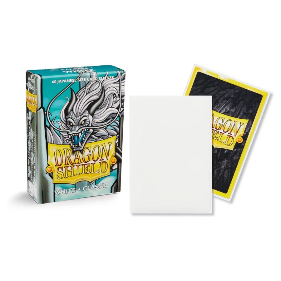 DRAGON SHIELD SMALL SIZE WHITE SLEEVES 60-CT