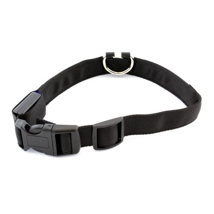 Περιλαίμιο σκύλου AG232A με φωτισμό LED, 34-44cm, μαύρο/μπλε