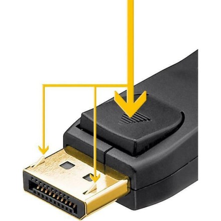 GOOBAY καλώδιο DisplayPort 1.4 49969, 8K, copper, 2m