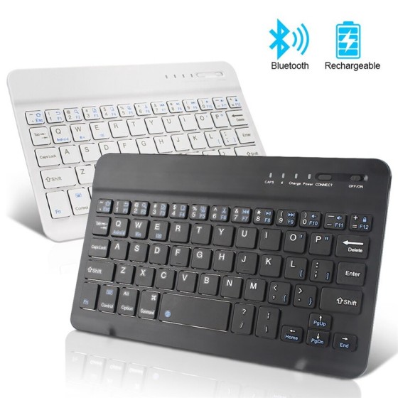 Mini Bluetooth Keyboard BT-028 Black-Μάυρο