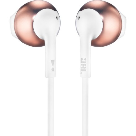 JBL Tune 205 Earbuds Handsfree με Βύσμα 3.5mm Ροζ Χρυσό