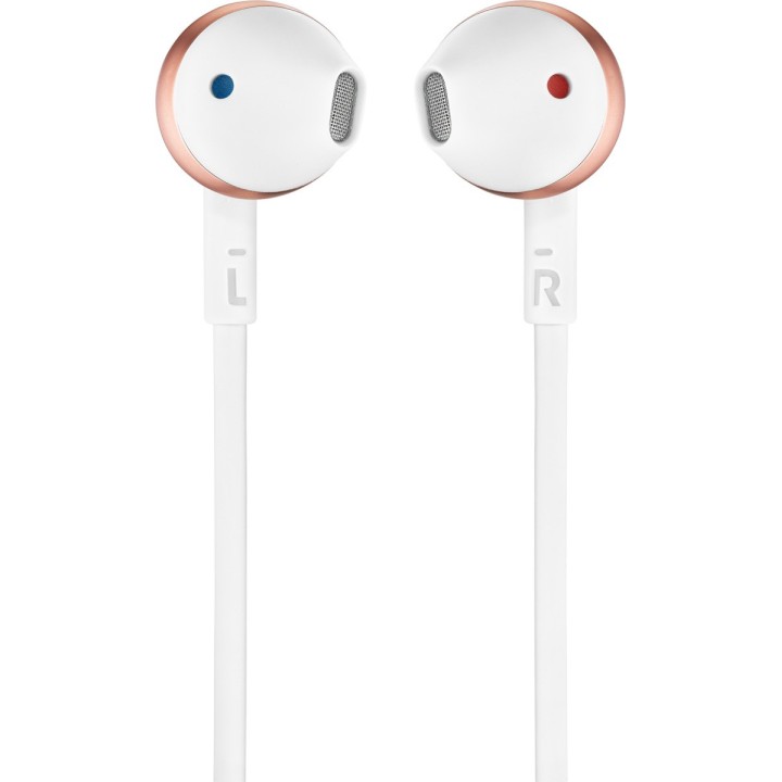 JBL Tune 205 Earbuds Handsfree με Βύσμα 3.5mm Ροζ Χρυσό