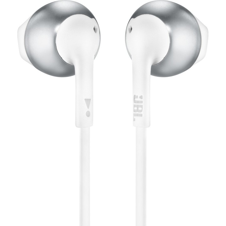 JBL Tune 205 Earbuds Handsfree με Βύσμα 3.5mm Ασημί