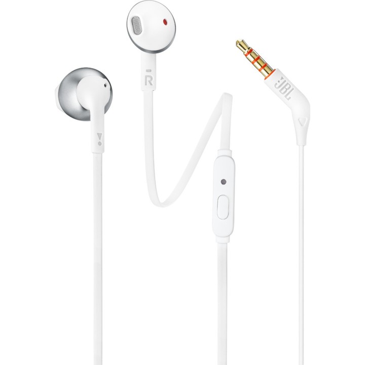 JBL Tune 205 Earbuds Handsfree με Βύσμα 3.5mm Ασημί