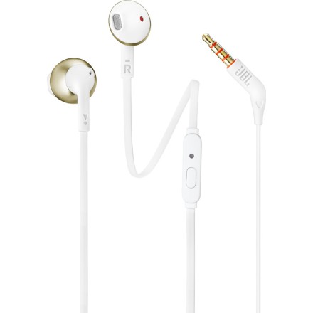 JBL Tune 205 Earbuds Handsfree με Βύσμα 3,5mm Χρυσό