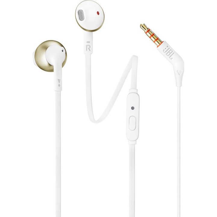 JBL Tune 205 Earbuds Handsfree με Βύσμα 3,5mm Χρυσό