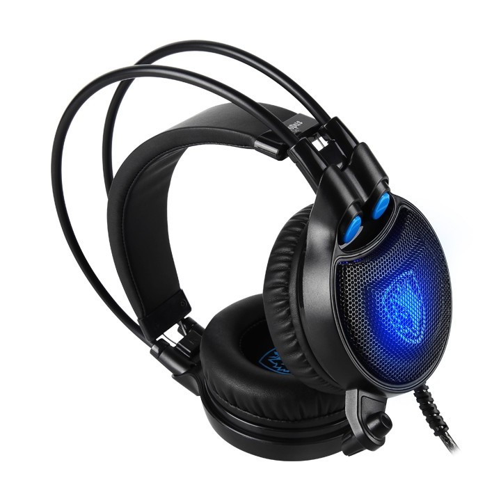 SADES Gaming Headset Octopus Plus με δόνηση, multiplatform, USB, μαύρο