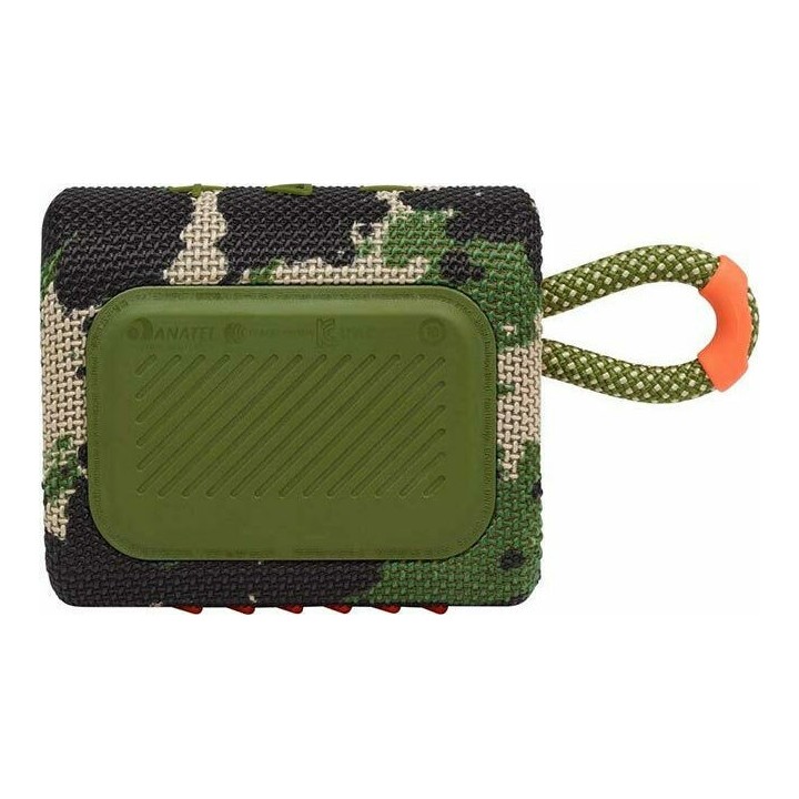 JBL GO3 Portable Bluetooth Speaker Waterproof IP67 - Squad (JBLGO3SQUAD) Χακί