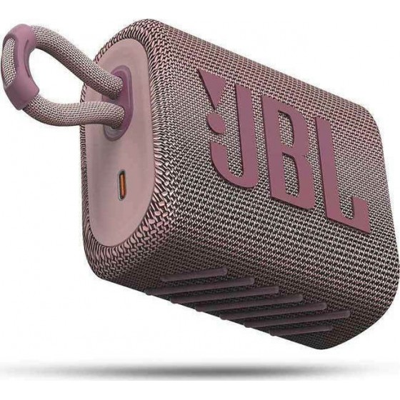 JBL GO 3, Portable Bluetooth Speaker, Waterproof IP67, - Pink (JBLGO3PINK) Χρώμα Ρόζ