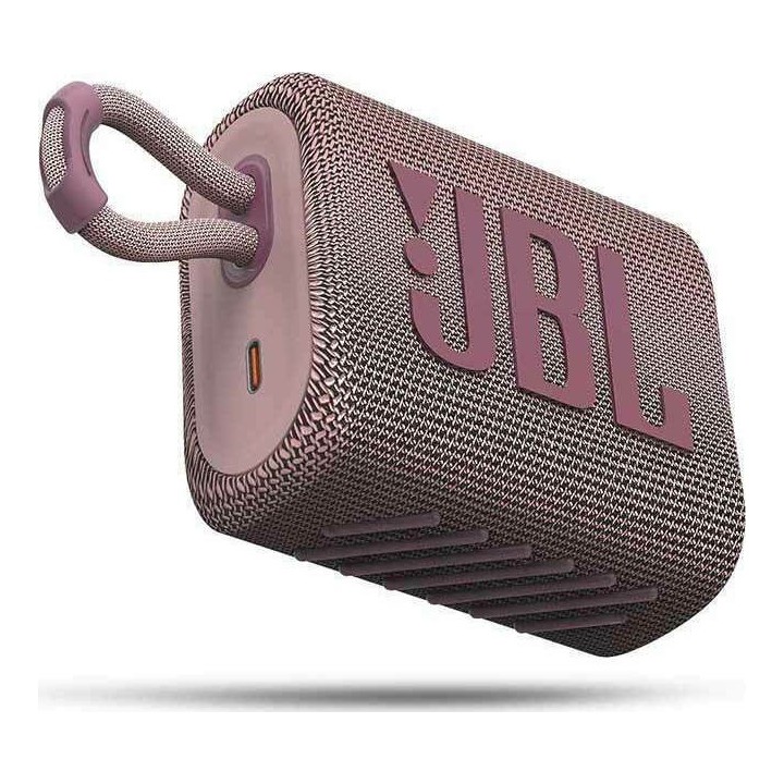 JBL GO3, Portable Bluetooth Speaker, Waterproof IP67, - Pink (JBLGO3PINK) Χρώμα Ρόζ