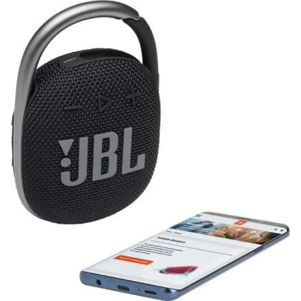 Bluetooth Speaker JBL Clip 4 Portable Waterproof IP67 - Black (JBLCLIP4BLK)