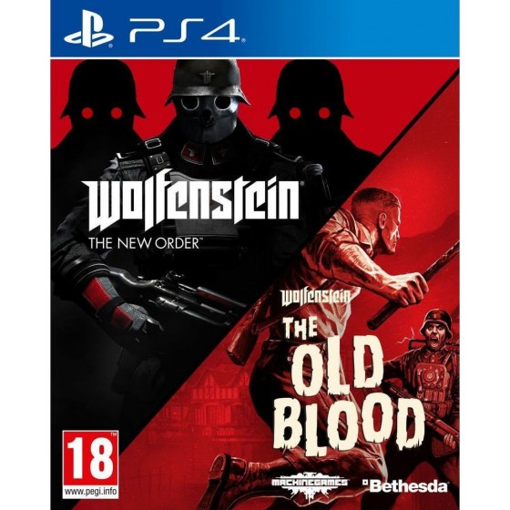 Wolfenstein The New Order and The Old Blood - Double Pack PS4 GAMES (CRD) 52129