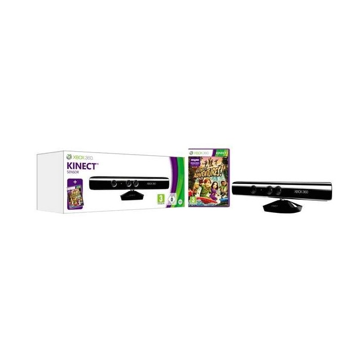 XBOX360 KINECT SENSOR & Game Kinect Adventures Χειριστήριο Xbox 360 Sensor Bar Kinect Αισθητήρας που ανιχνεύει τις κινήσεις 