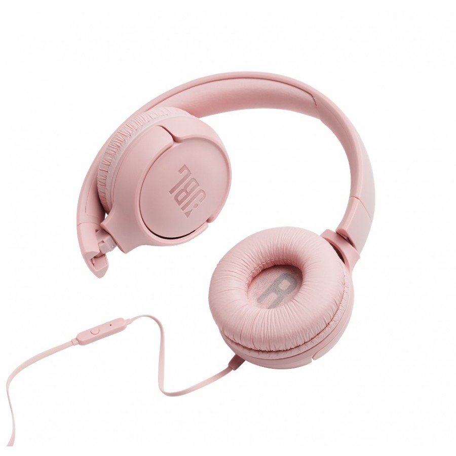 JBL Tune 500, OnEar Universal Headphones 1-button Mic/Remote - Pink (JBLT500PIK)