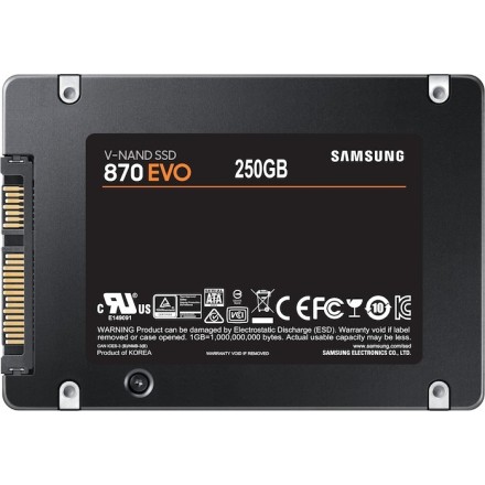 Samsung 870 Evo 250GB (MZ-77E250B/EU) σκληρός δίσκος