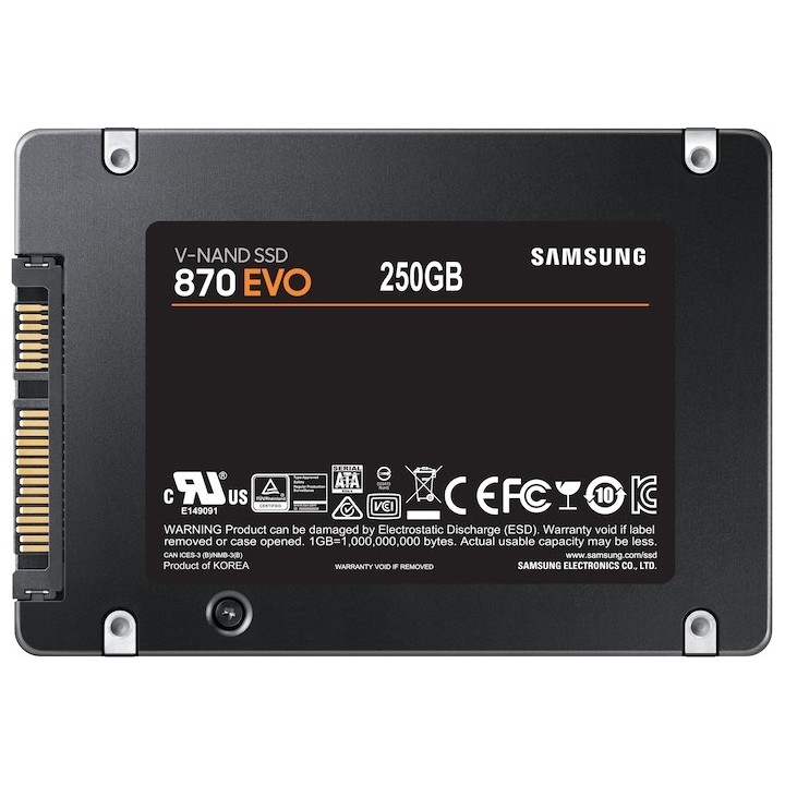 Samsung 870 Evo 250GB (MZ-77E250B/EU) σκληρός δίσκος