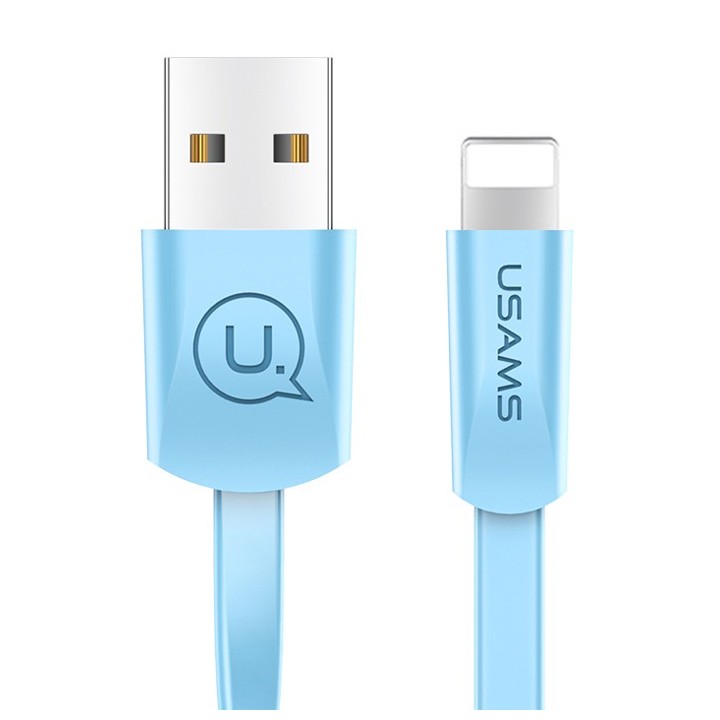 USAMS Καλώδιο USB σε Lightning US-SJ199, 1.2m, μπλε