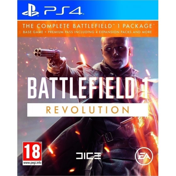 Battlefield 1 Revolution Edition PS4 GAMES(CUSA-02387) Used-Μεταχειρισμένο