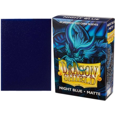 DRAGON SHIELD NIGHT BLUE SMALL MATTE SLEEVES 60CT
