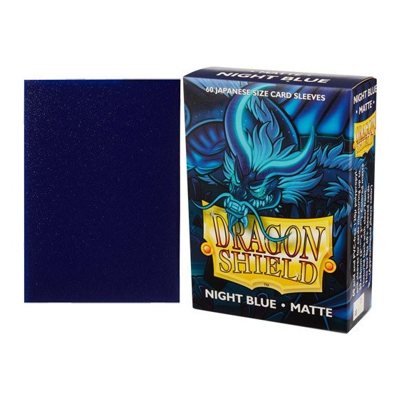 DRAGON SHIELD NIGHT BLUE SMALL MATTE SLEEVES 60CT