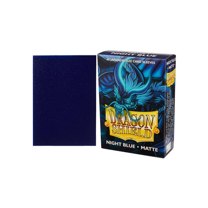 DRAGON SHIELD NIGHT BLUE SMALL MATTE SLEEVES 60CT