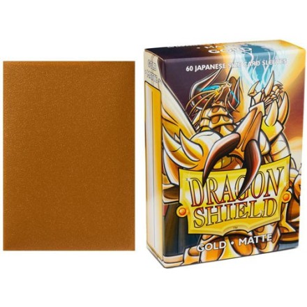 DRAGON SHIELD GOLD SMALL MATTE .60-CT