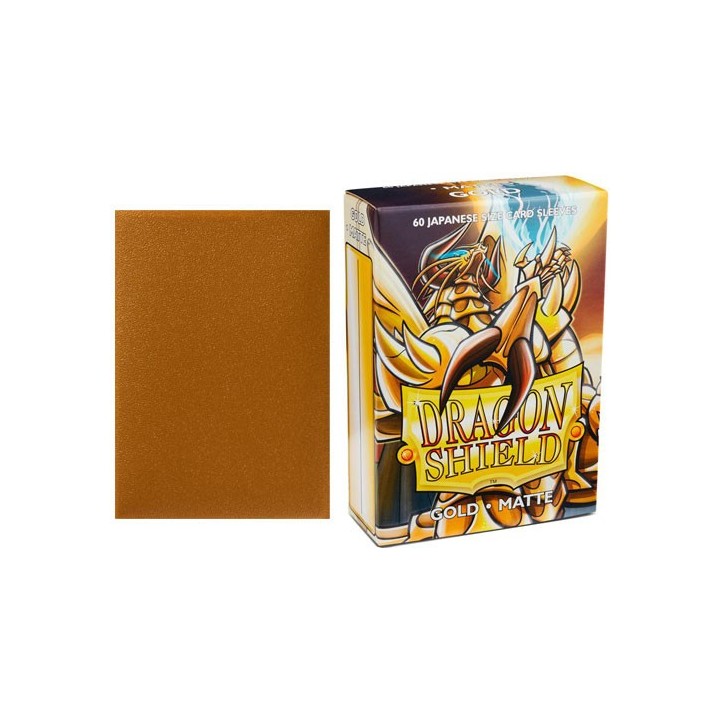DRAGON SHIELD GOLD SMALL MATTE .60-CT