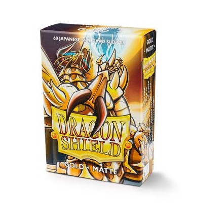 DRAGON SHIELD GOLD SMALL MATTE .60-CT