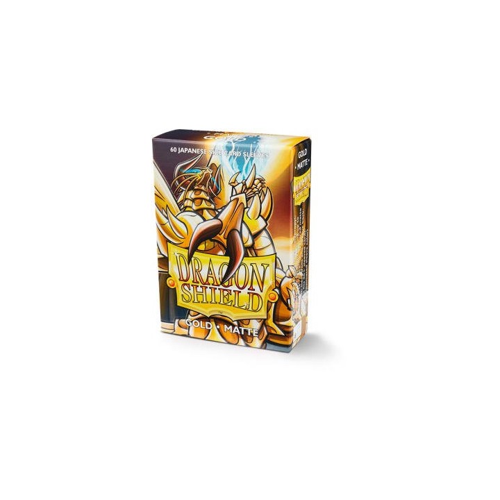 DRAGON SHIELD GOLD SMALL MATTE .60-CT