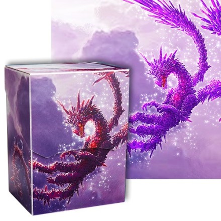 DRAGON SHIELD DECK SHELL RACAN CLEAR PURPLE