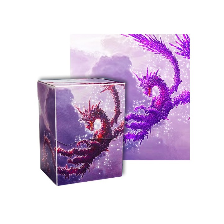 DRAGON SHIELD DECK SHELL RACAN CLEAR PURPLE