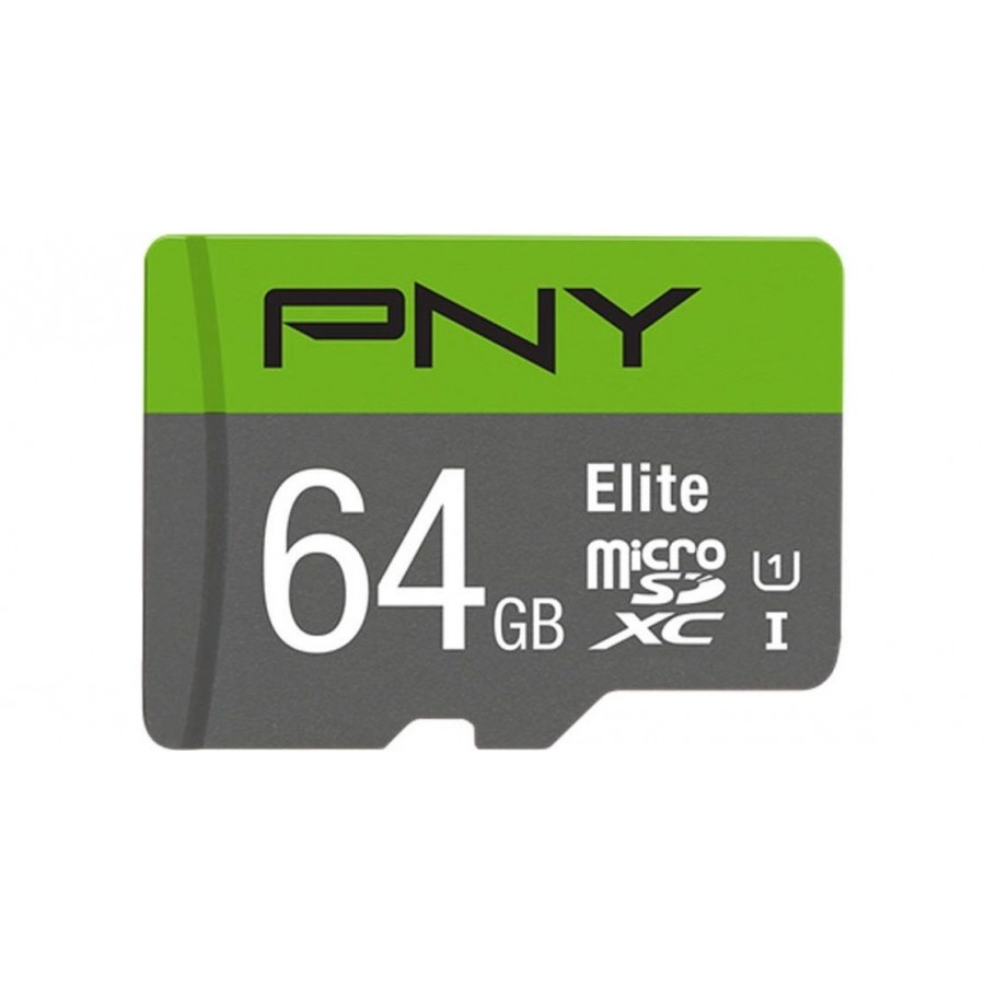 Pny MicroSDXC 64GB Class 10 With Adapter(P-SDUX64U185GW)