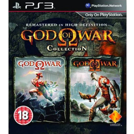 GOD OF WAR: COLLECTION  PS3-Συλλεκτική έκδοση GOD of War I Και God Of War II PS3 GAMES Used-Μεταχειρισμένο(BCES-00791)