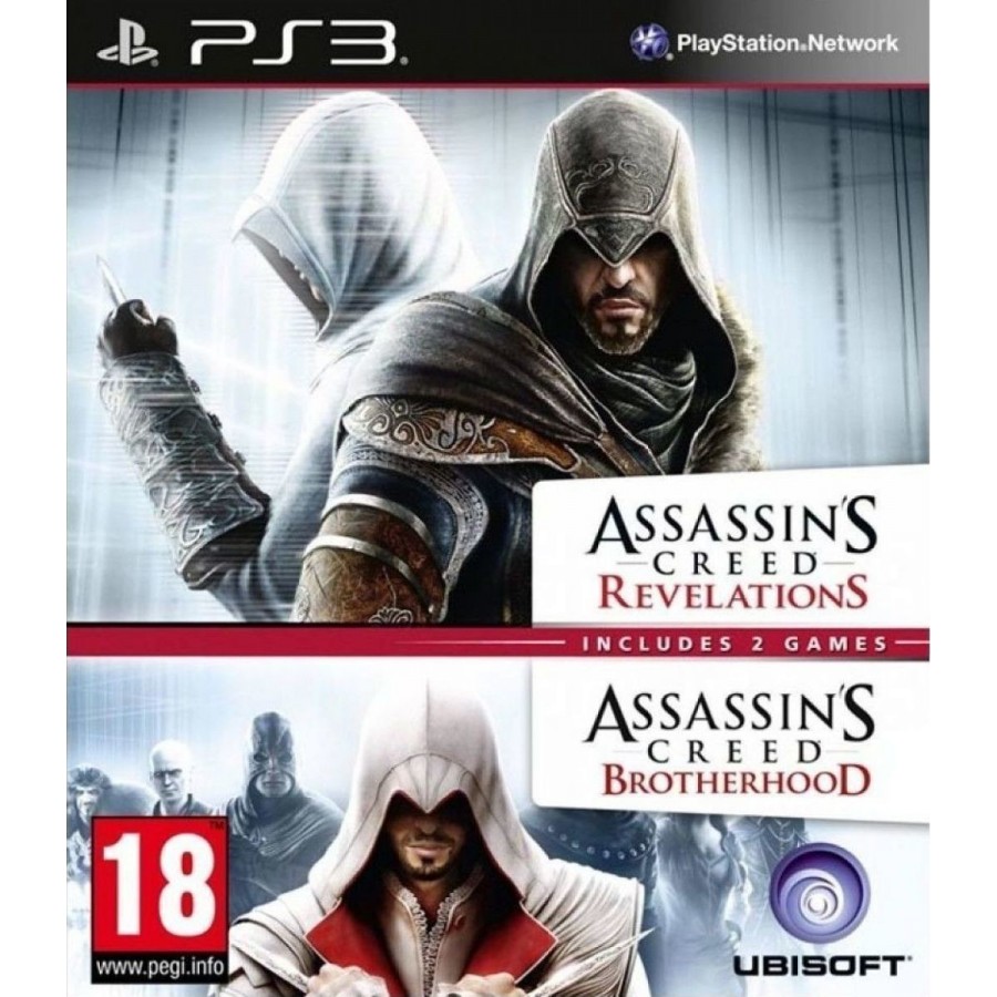 Assassin's Creed: Brotherhood & Assasin's Creed: Revelations PS3 GAMES Used-Μεταχειρισμένο