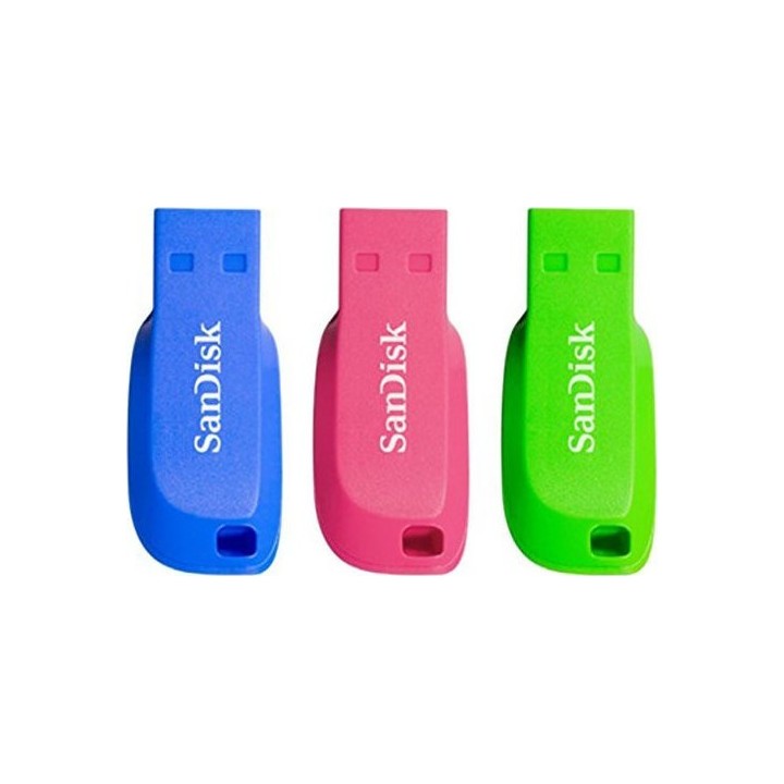 16GB USB Flash Sandisk Cruzer Blade (3 Pack) (SDCZ50C/016G/B46T)