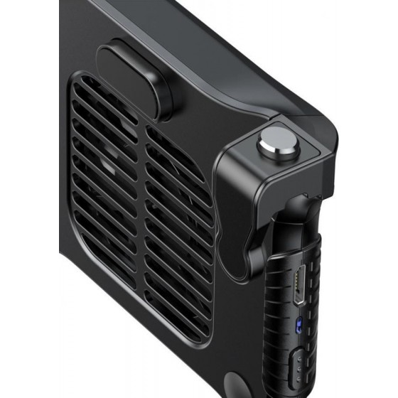 Baseus Cooling Heat Sink - Βάση Gamepad για Κινητά 4.7"- 6.5" με Ανεμιστήρα και Εξωτερικά Πλήκτρα - Black (SUCJLF-01)